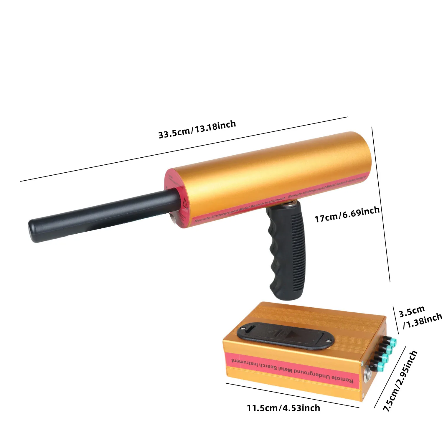 1500 Meters Update Sensitive Treasure Scanner, Underground Metal Detector Locator for Gold/Silver/Copper/Precious Stones