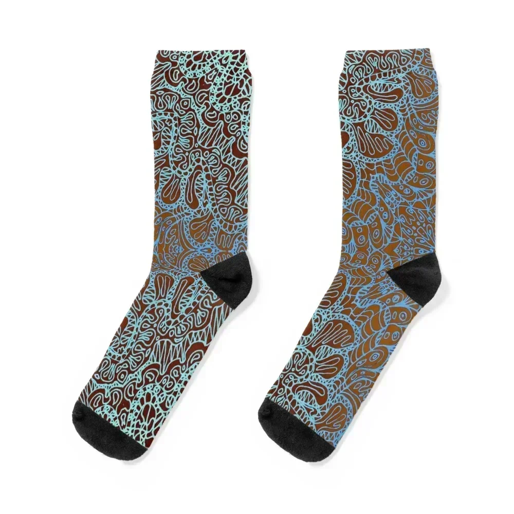 

Mehndi Ethnic Style G350B Socks Lots aesthetic fashionable Climbing Men's Socks Luxury Women's