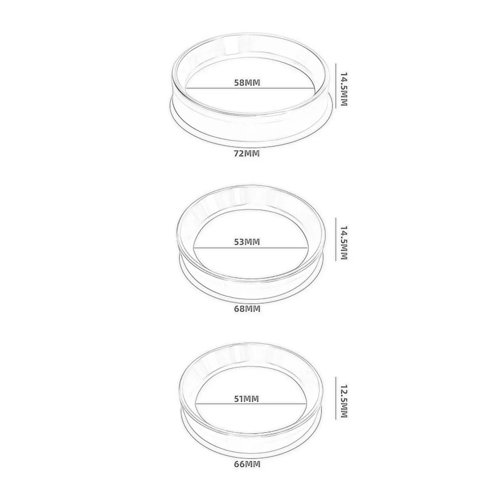 Магнитная дозирующая воронка, чаша для заваривания, прочный алюминиевый сплав для портафильтров для дома