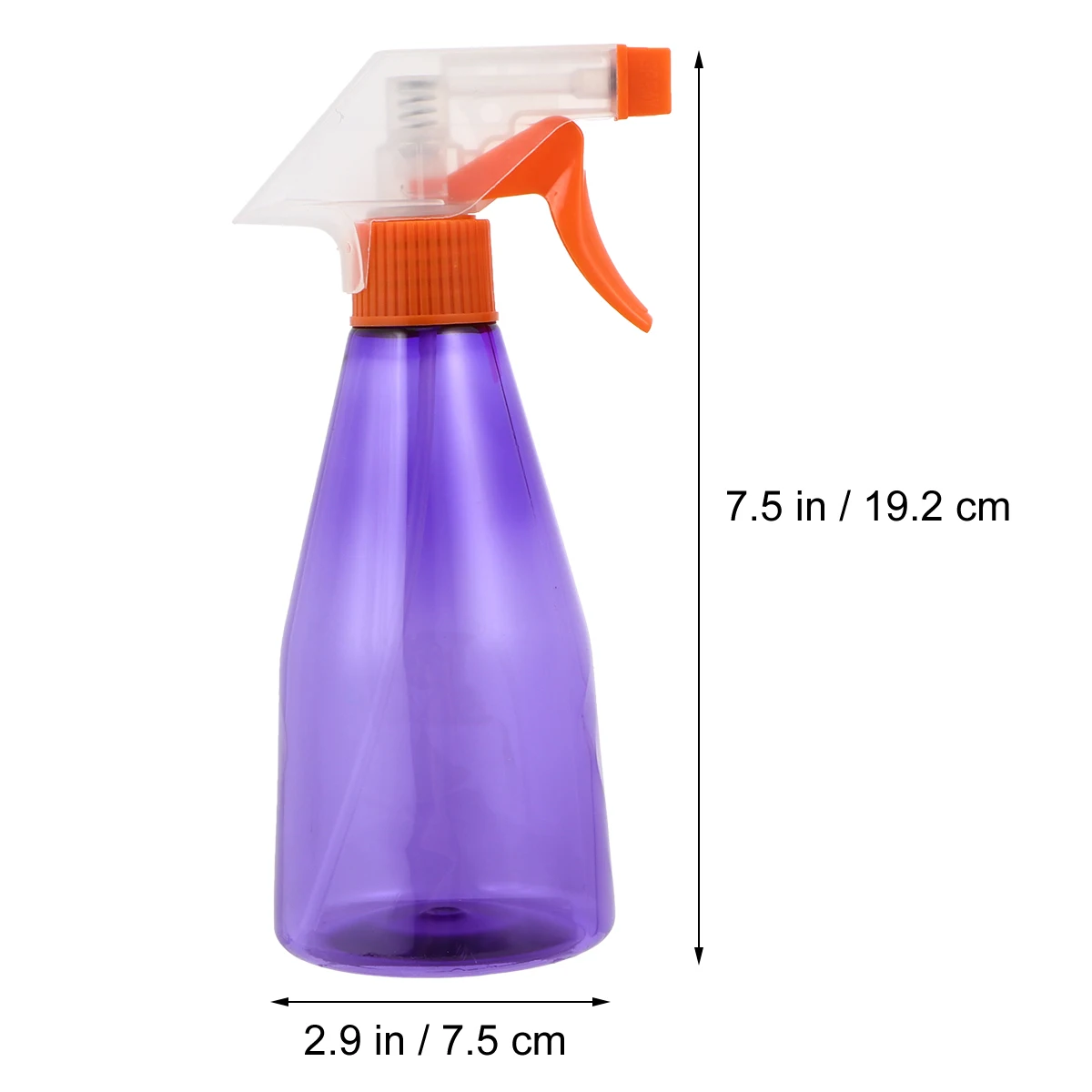 

4Pcs Conical Plastic Spray Bottles Large Capacity Refillable Trigger Fine Mist Sprayer for Plant Watering Portable