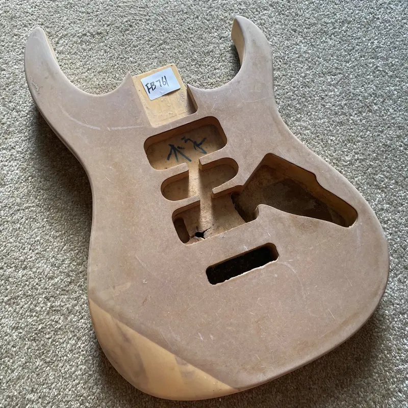 FB761 Sample Order Custom Electric Guitar Body Strato Model for ST Guitar DIY in Solid Basswood No Paints