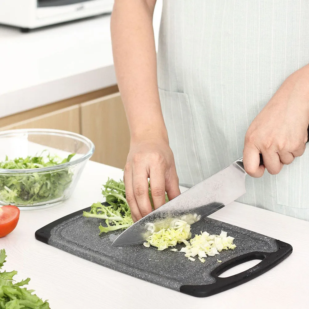 

3 Pcs Cutting Board Set PP Material Smooth Kitchen Tools Easy Storage Household Chopping Boards Marble Pattern