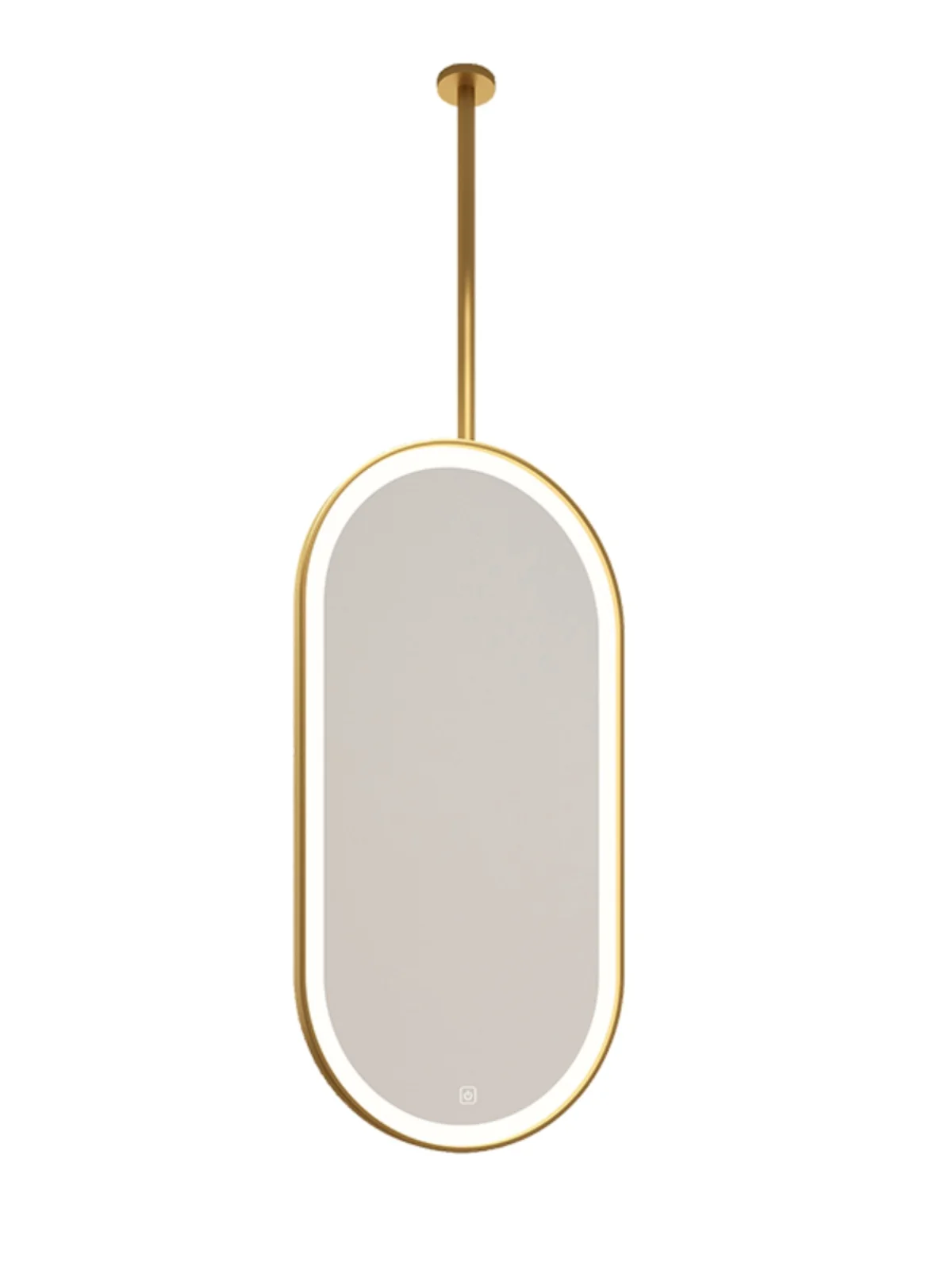 

Simple modern bathroom ceiling hanging mirror hanging B&B hanging oval smart suspender bathroom mirror