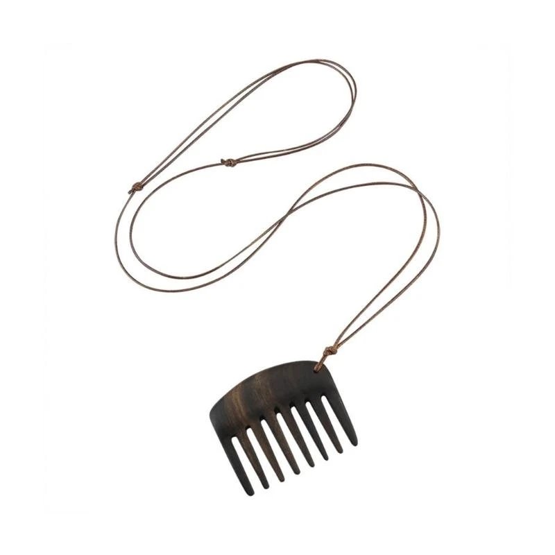 Comb Necklace Adjustable Clavicle Chain Hairstyle Maintenance Accessory