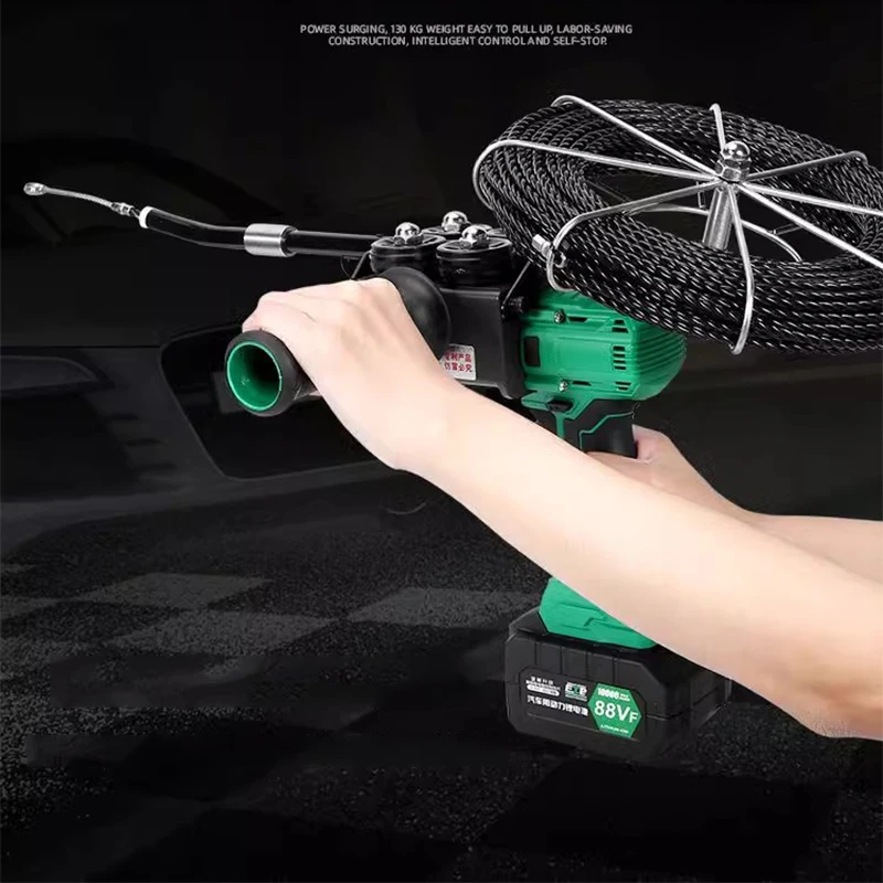 

10000mAh Automatic Ratchet stringing Pipe Threading Machine Electric Pipe Threader Lithium battery stringing machine