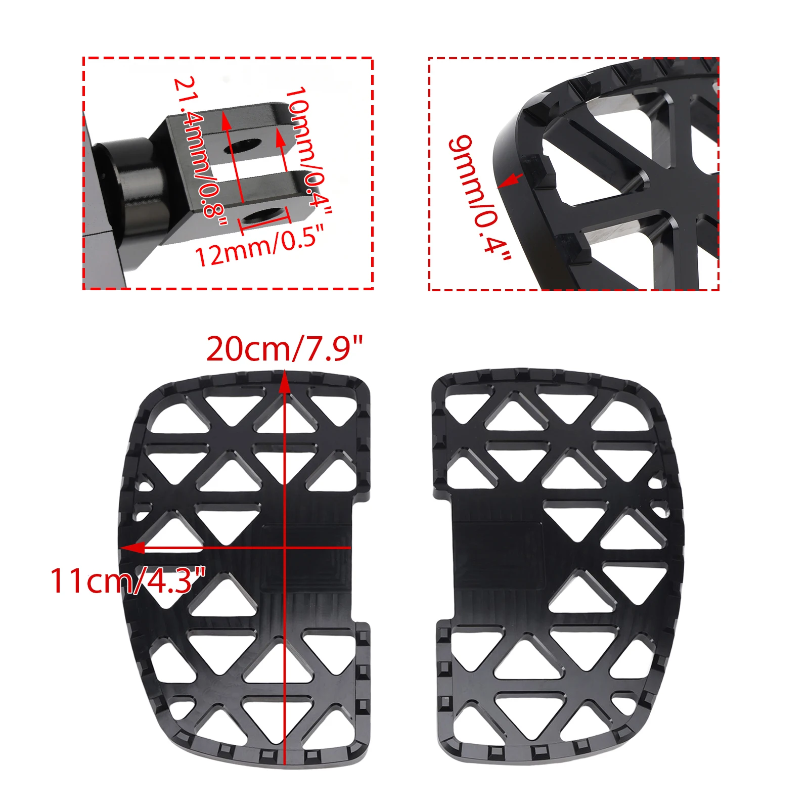 أوتاد قدم أمامية مناسبة لسيارات BMW R12 R12S 2024-2025 #2