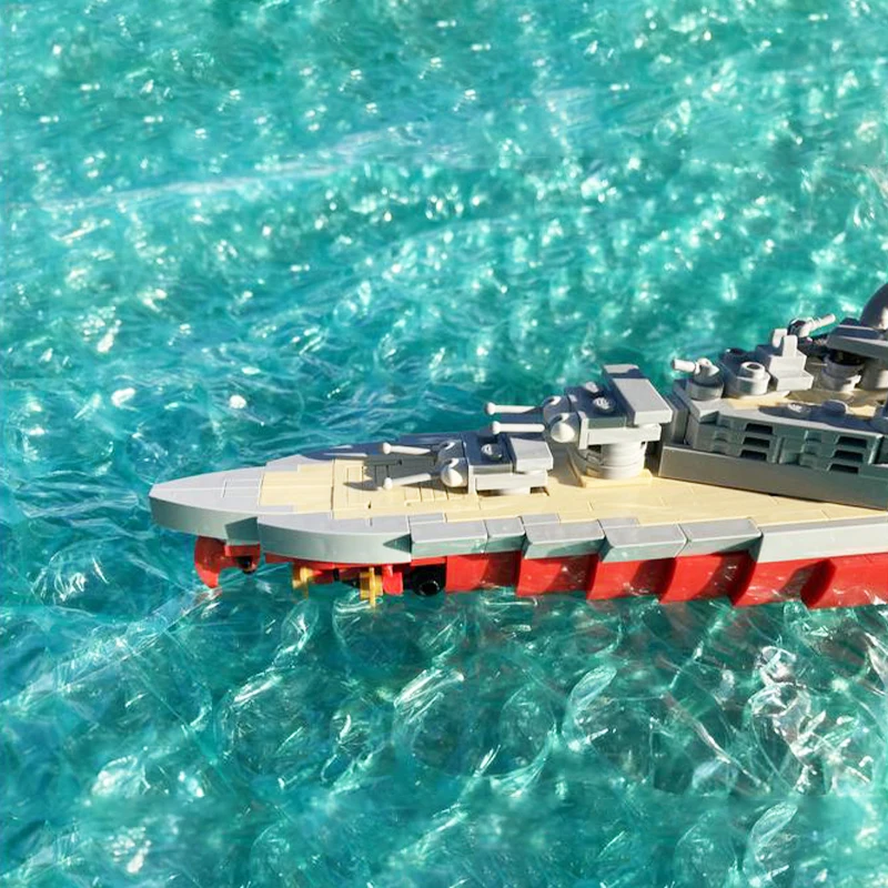 MOC-133851 سفينة حربية عسكرية البحرية الملكي HMS هود سفينة حربية كروزر بنة Battlecruiser نموذج الطوب الصبي لعبة هدايا عيد الميلاد
