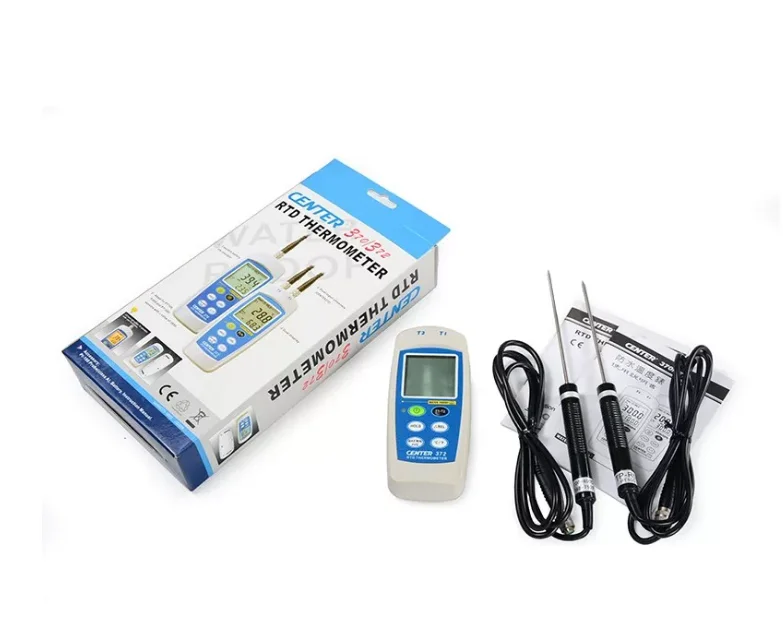 CENTER370/372 Waterproof Thermometer Platinum Resistance Handheld Thermometer Te