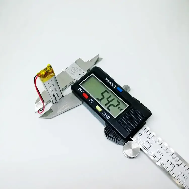 Batteria al litio polimerica da 3,7 V di grande capacità per auricolare Bluetooth 601245   penna da registrazione, penna, batteria ricaricabile generale