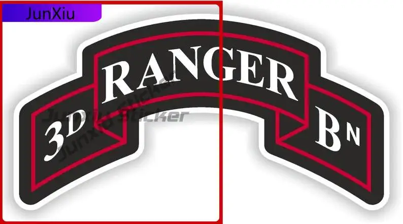 

3rd Ranger Regiment Insignia Sticker Cool Motorcycle Car Fade Resistant Vehicle Decor Vinyl Decal For Car Truck SUV Window