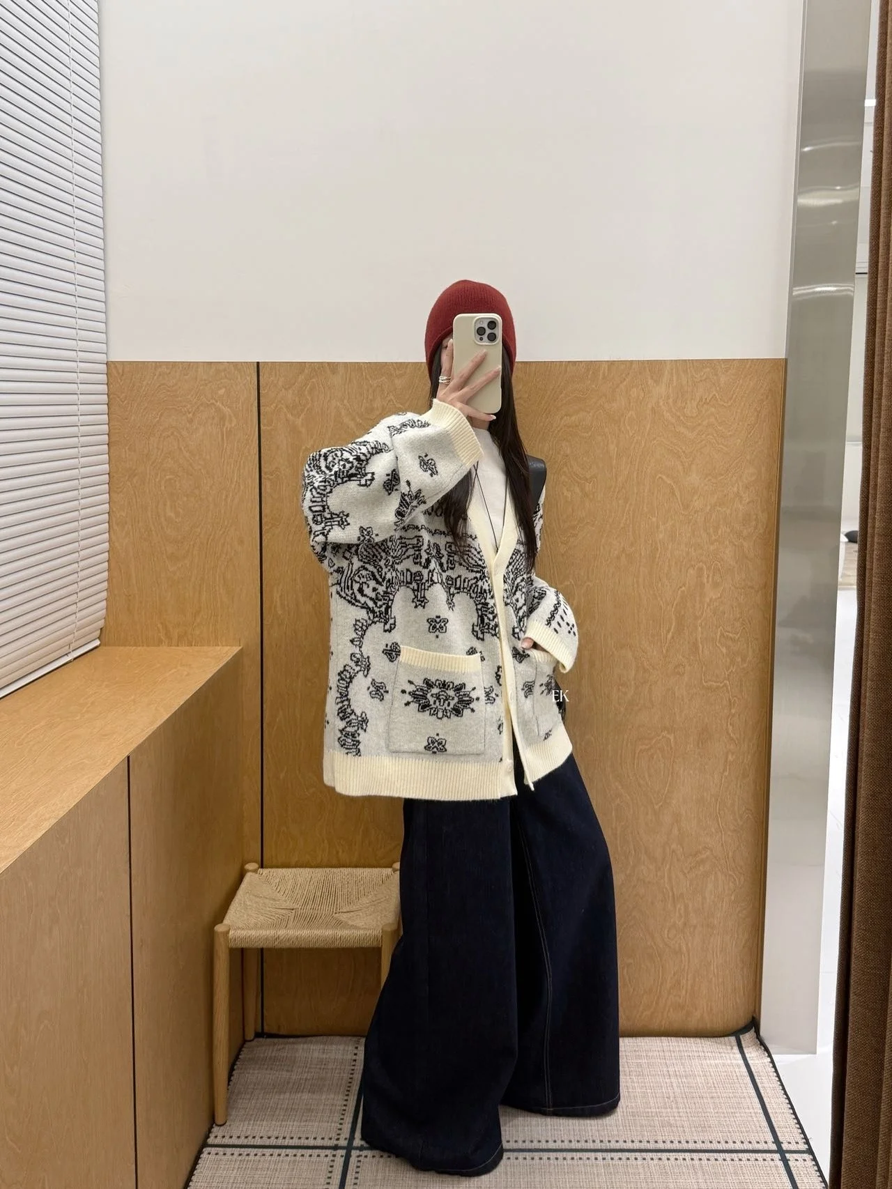 

Loose Knitted V-Ne Sweater Coat Soft Comfortable Lazy Sle High-End Sensation Old Money Feel Polar Fce Long Sve Top