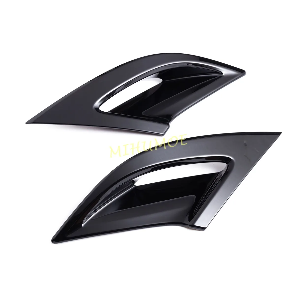 Glossy Black Bumper Air Inlet Trims Fog Light Cover For 2023 2024 Honda Accord 11th