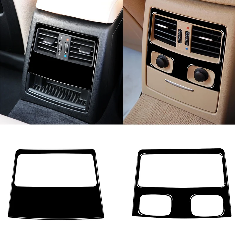 

For BMW 3 series E90 2005-2012 Interior Car Rear Air Conditioning Vents Trim Cover Decoration Sticker Car Interior Accessories
