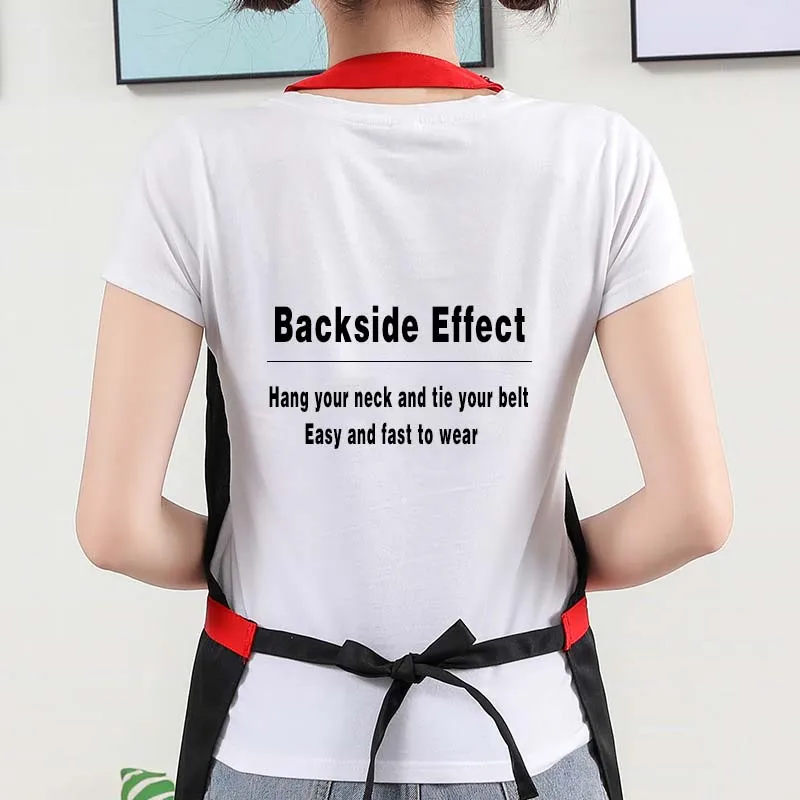 Factory Sale Fashion Kitchen Apron Beauty Salon Coffee Shop Attendant Work Accessories Custom Logo Color Wholesale Cotton Apron