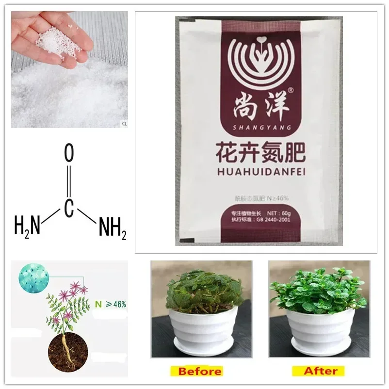 60g Nitrogen Fertilizer Compound Fertilizer General Purpose Safe And Pollution Free Use Flower Home Garden