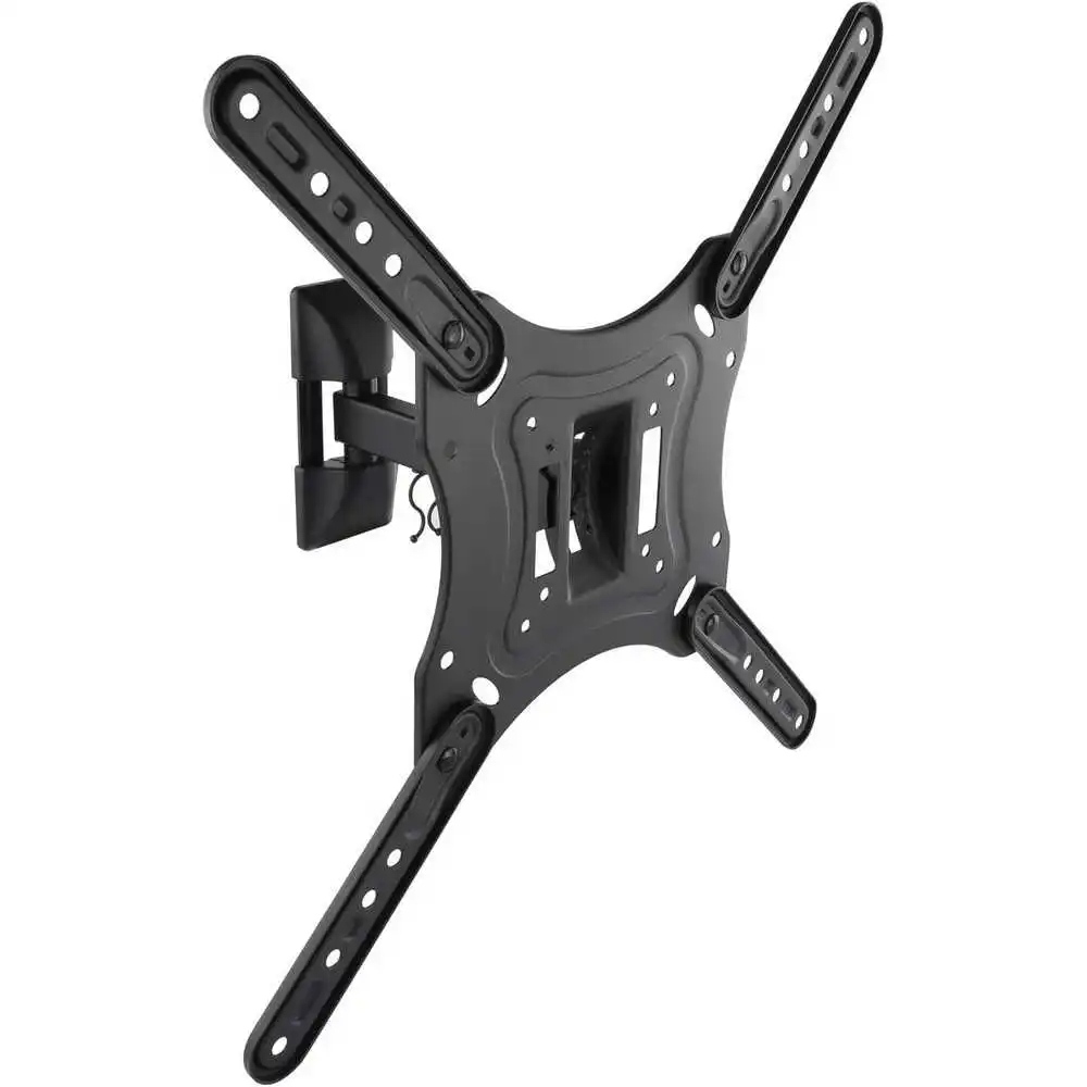 Tooq LP2255TN-B Tilting Swivel Wall Bracket for Monitor/TV/LED from 23 to 55 Inches up to 30kg Distance to the Wall 80mm to 201mm inclination -20º 180º Rotation