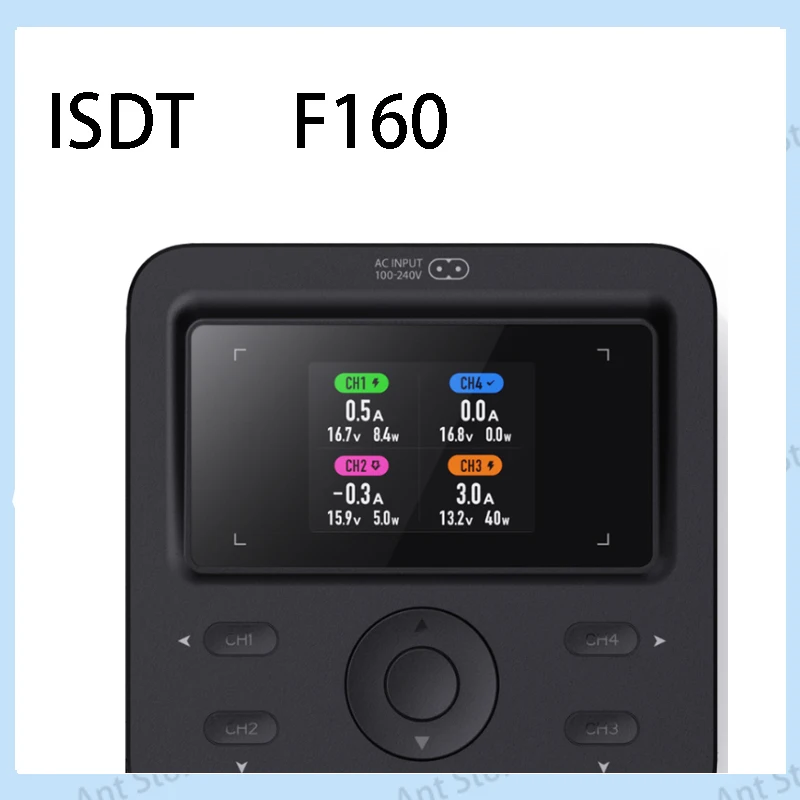 

ISDT F160 AC / DC Quad Smart Charger for 1~4S LiFe Li-Ion LiPo LiHv ULiHv 4~12S NiCd/MH 2~7S Pb Battery Charge