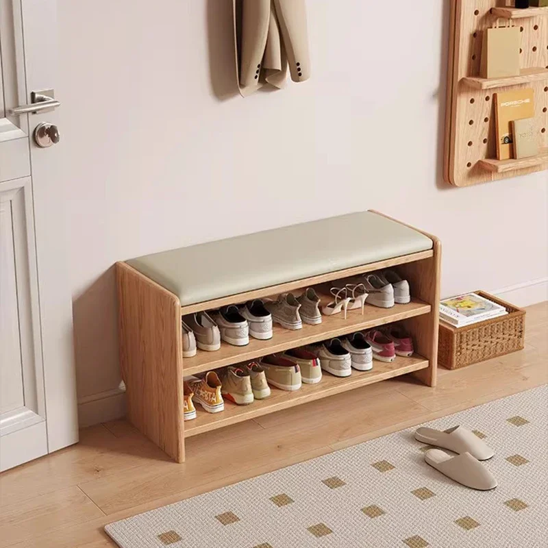 

#Entrance Hall With Seat Shoe Shelf Mobile Headboards Slim Shelvesshoe Cabinet Closet System Wooden Sapateira Home Furniture