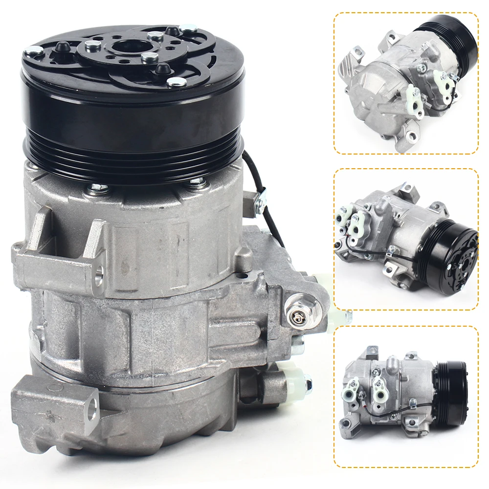 Air Condition Compressor A/C Compressor 12V Fits For 2006 2007 2008 Suzuki Grand Vitara 2.7L A/C 4 Grooves High Quality Durable