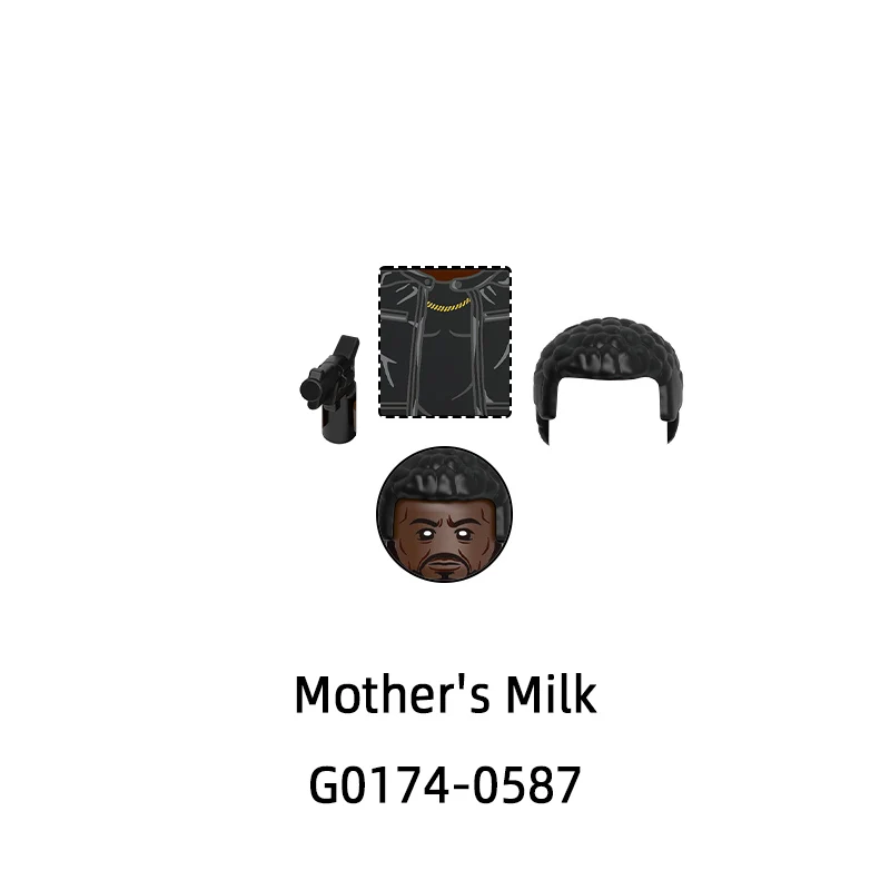 The G0174 Homelander Frenchi Billy Butcher Hughie Campbell Mother\'s Milk Ryan Kimiko Boys Model Blocks MOC Bricks Set Gifts Toys