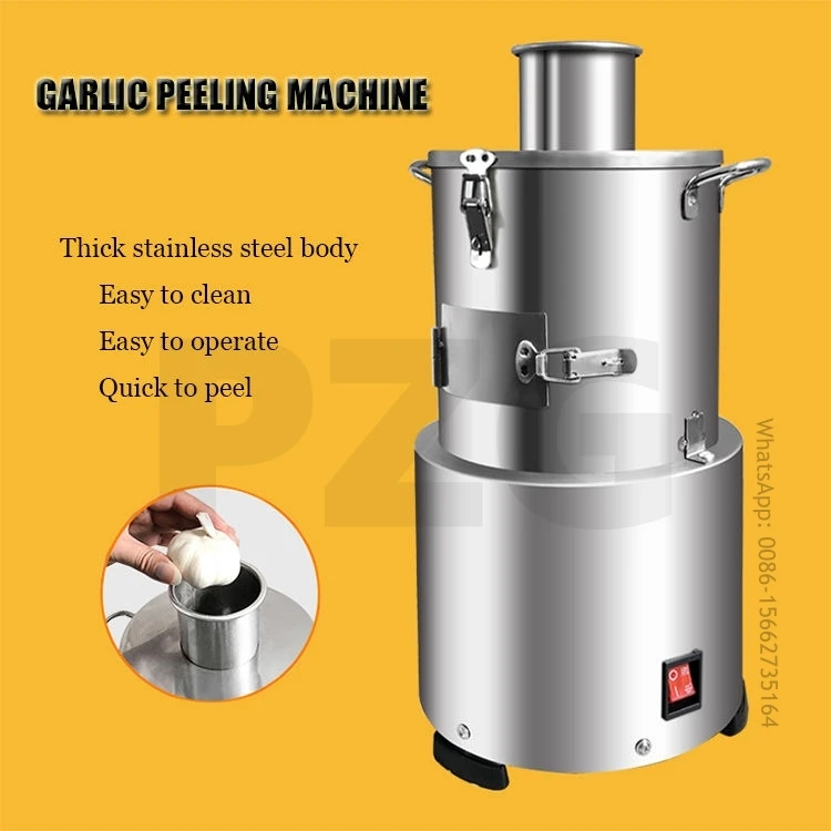 High Efficiency New 25 kg/Hour Industrial Dry Garlic Separator Garlic Clove Peeling Garlic Breaking And Peeling Machine
