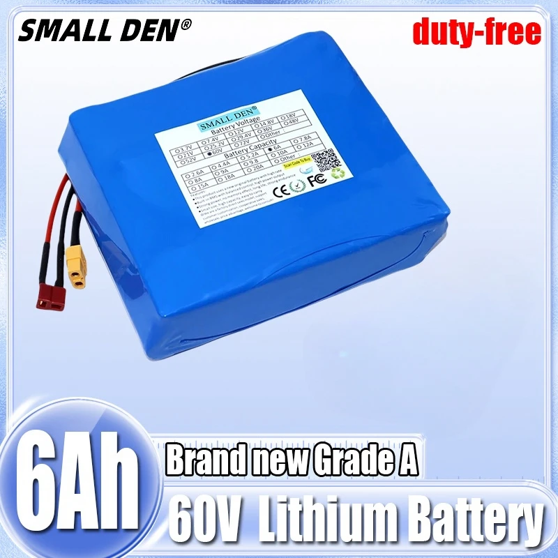 

new HG2 60V 6Ah lithium-ion battery 16S2P 360WH for self balancing scooter electric unicycle electric tools with BMS+67.2V 2A