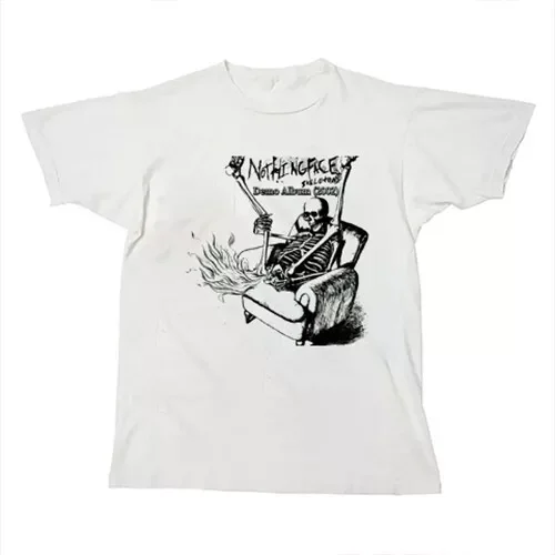 

Новая белая хлопковая футболка Nothingface Band Skeletons, полный размер S-5XL