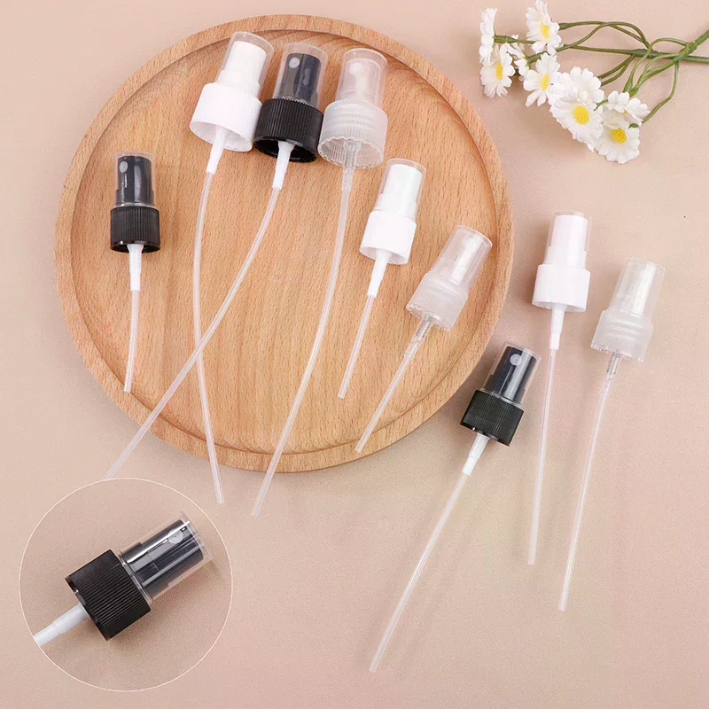 10 pz Bottiglia Spray Portatile Top Pompa Ugello di Profumo Nebbia Fine Spruzzatore Testa di Ricambio Riutilizzabile Essenziale 18/20/24mm