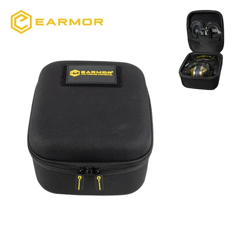 NEW EARMOR Tactical Headphone Hard Storage Case, Portable Lightweight Headphone Case, Waterproof M31, M32, M31H, M32H Headphones