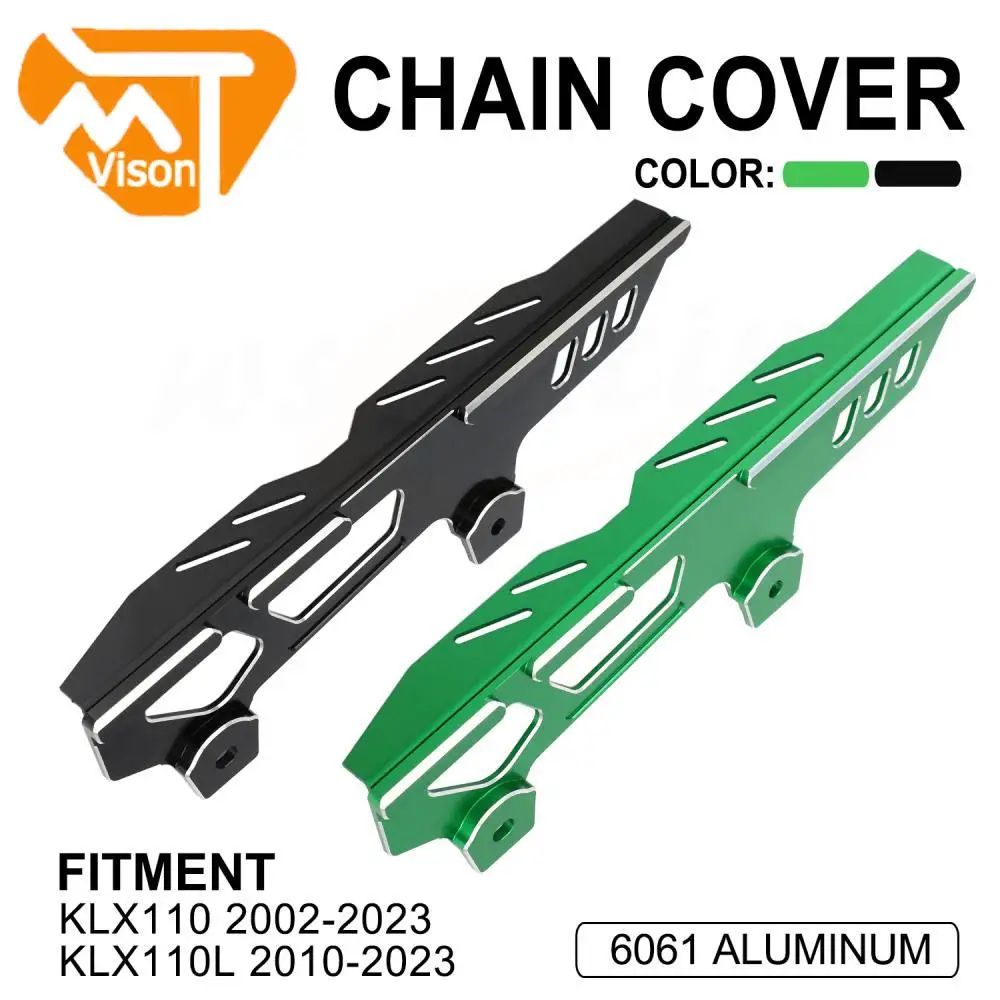 

Chain Cover Motorcycle Chain Protective Cover Chain Protection Aluminum Guard For KAWASAKI KLX110 KLX110L KLX 110 110L 2010-2023