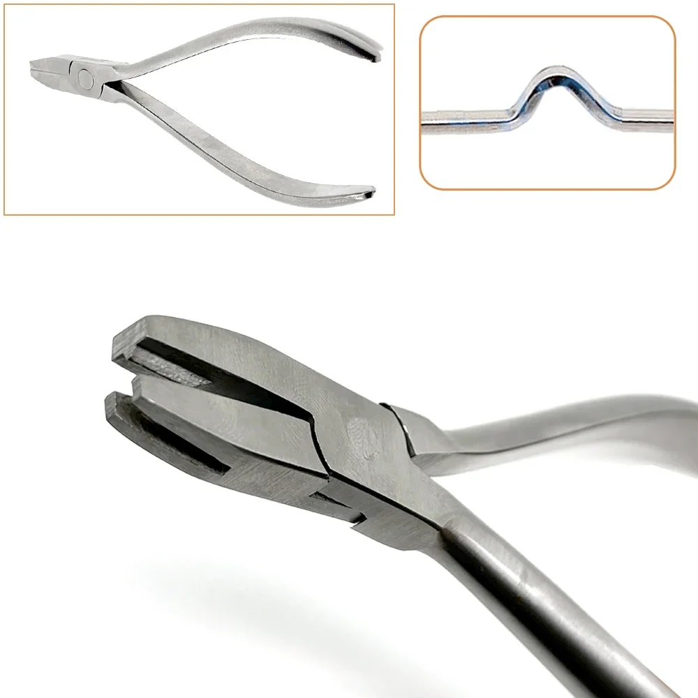 Dental Orthodontic V Stop Loop Bending Forming Plier Wire Bending Forceps Dental stainless steel Bending Forming Plier