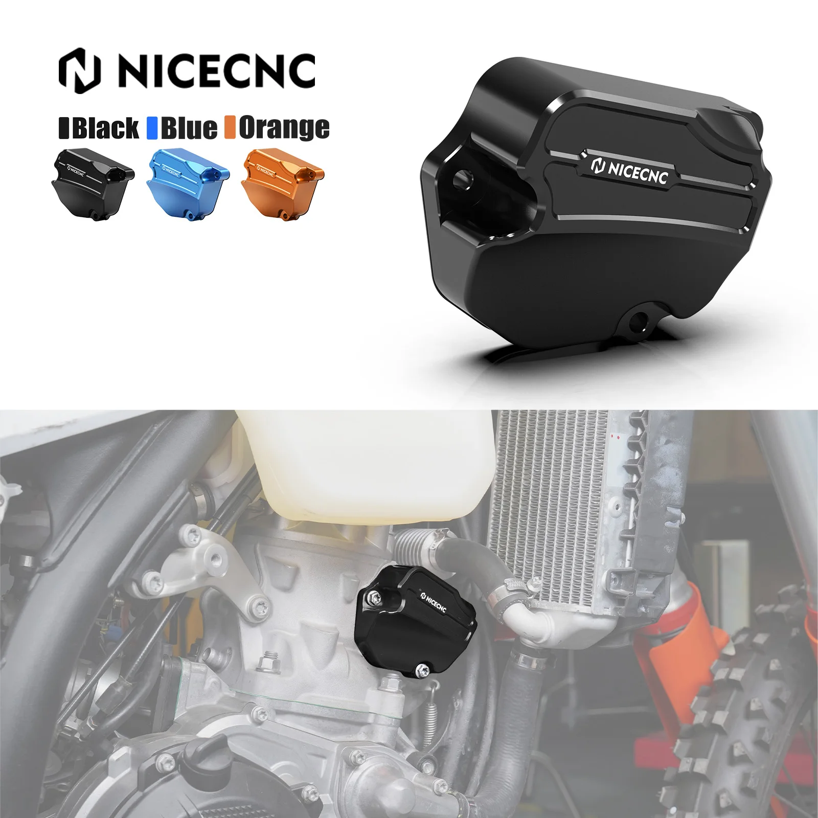 

NICECNC для мотоцикла GasGas EC 300 EC 250 2024, большая защитная крышка силового клапана, большая объем EX 300 EX 250 MC 250 300