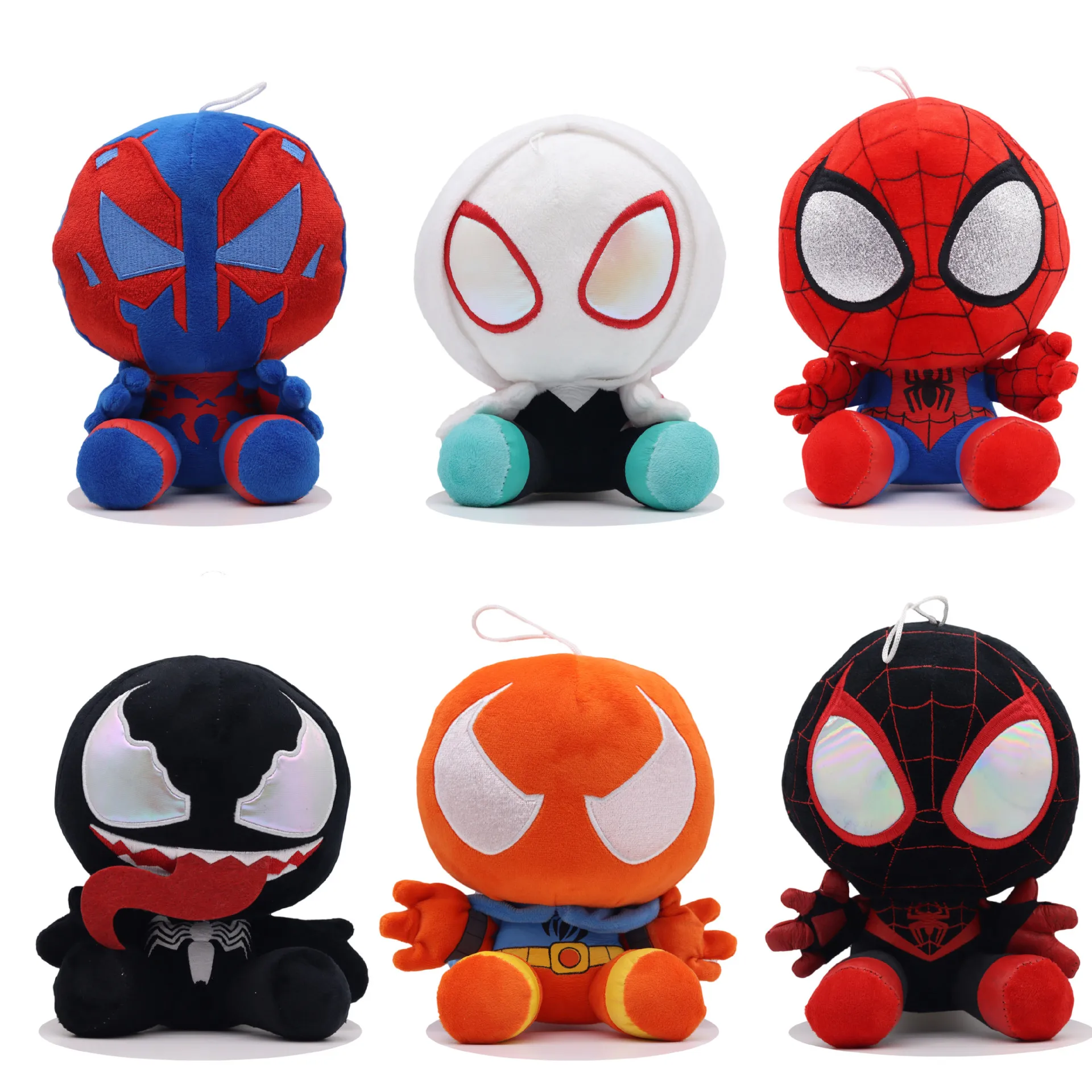 

2026 New Marvel Plush Toys SpiderMan Iron Man Venom Superhero Character Cute Plush Doll Children's Birthday Christmas Gifts