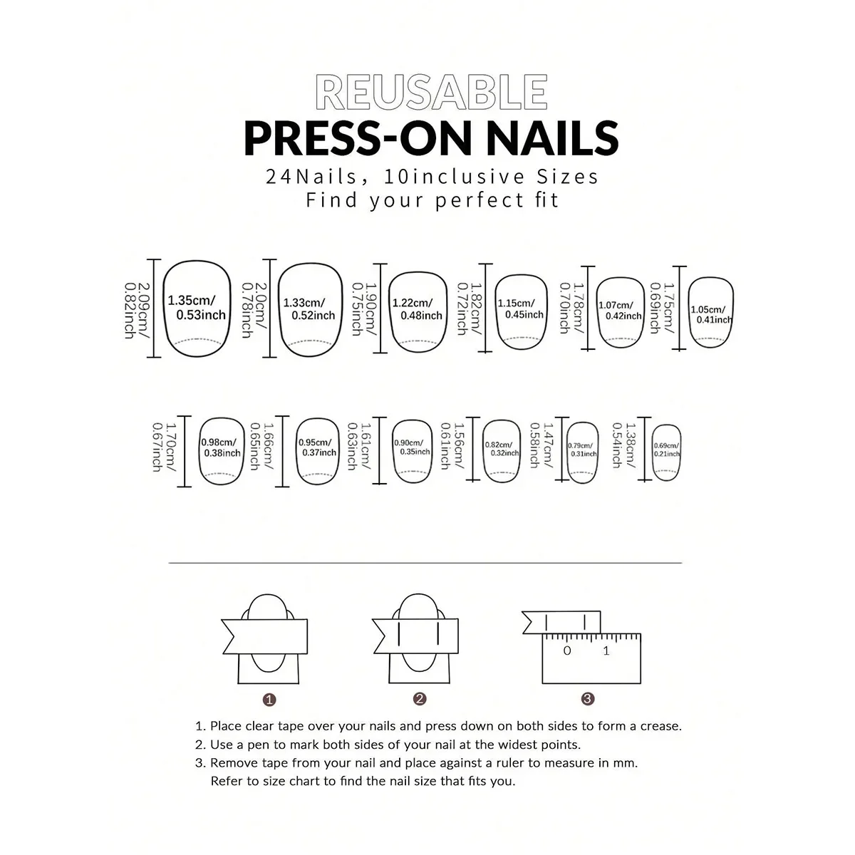 24PCS Colorful False Nails Sweet Cool Dopamine Press on Ins Nails Short Oval Swirl Love Star Polka Dots Designs Fake Nails Tips