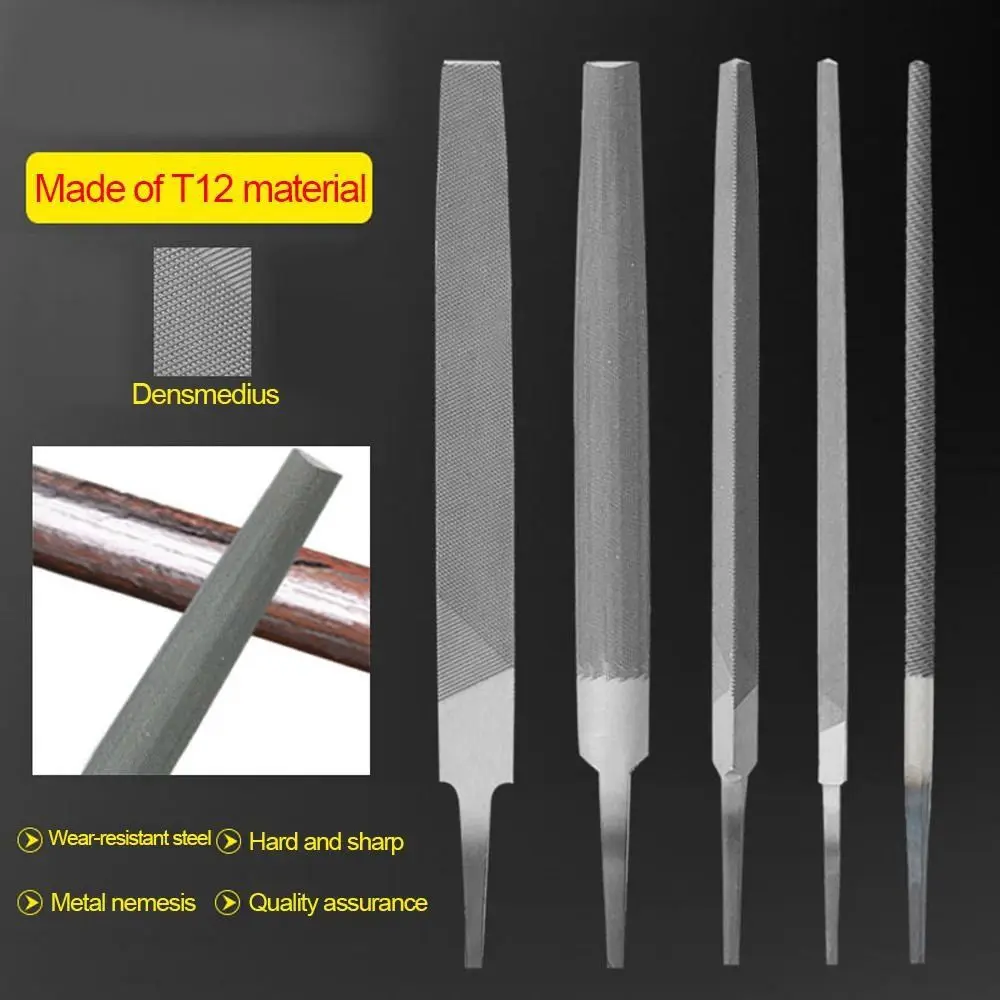 6/8/10/12/14 Inch Flat Saw File High-quality Middle Tooth Steel Hand File Grinding Straightening Sharpener Wood