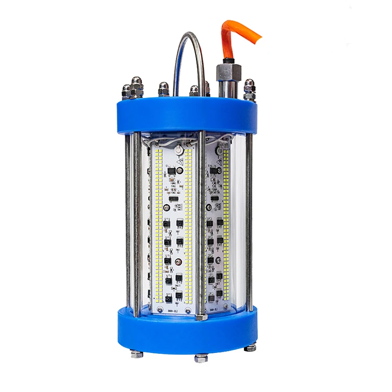 Полноразмерные IP68 светодиодные подводные фонари для рыбалки 1000 Вт, притягивающие рыболовные фонари под водой