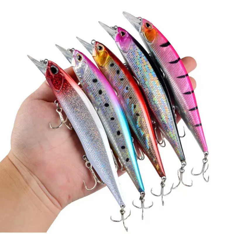 1pcs 3D Realistic 13.4cm/17.5g Long-Cast Lure  Saltwater Fis