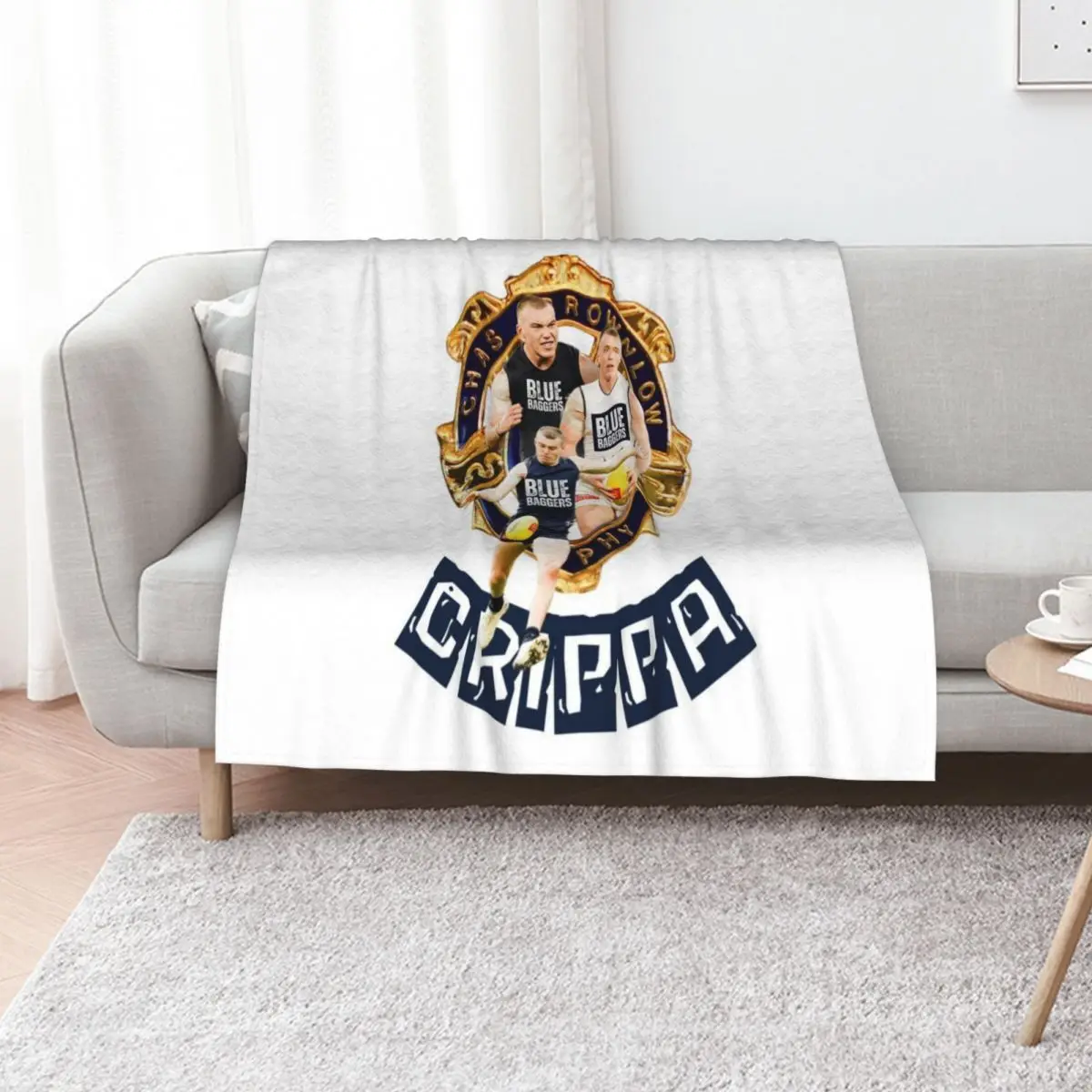

Patrick Cripps Brownlow Medalist Carlton Football Club Throw Blanket decorative Camping Soft Plush Plaid blankets ands Blankets
