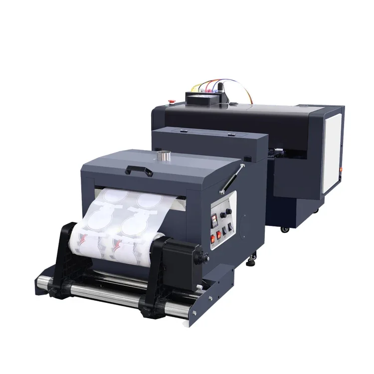 

L1800 DTF Transfer Printer With Roll Feeder Compact Conveyor A2 Size DTF Printer