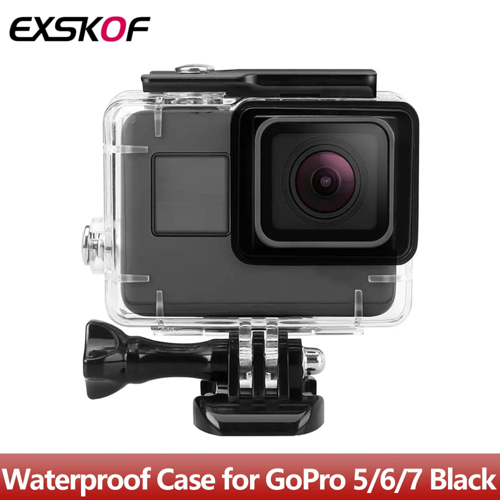 45M Waterproof Case for GoPro Hero 7 6 5 Black Diving Housing Anti-Fog Underwater Cover with Quick Release Mount Action Camera