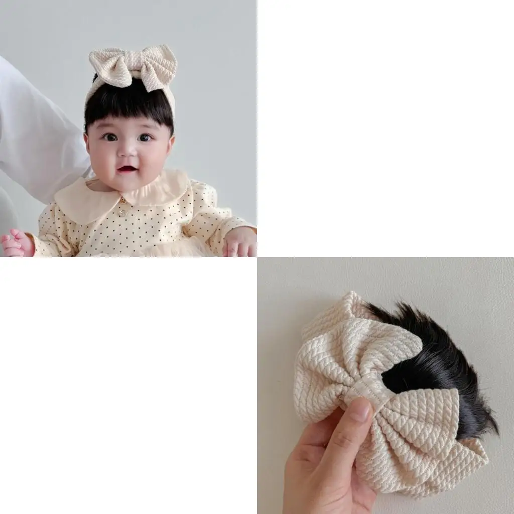 

Bowknot Bangs Cosplay Headband for Baby Girls New Year Hair Accessories 4XBC
