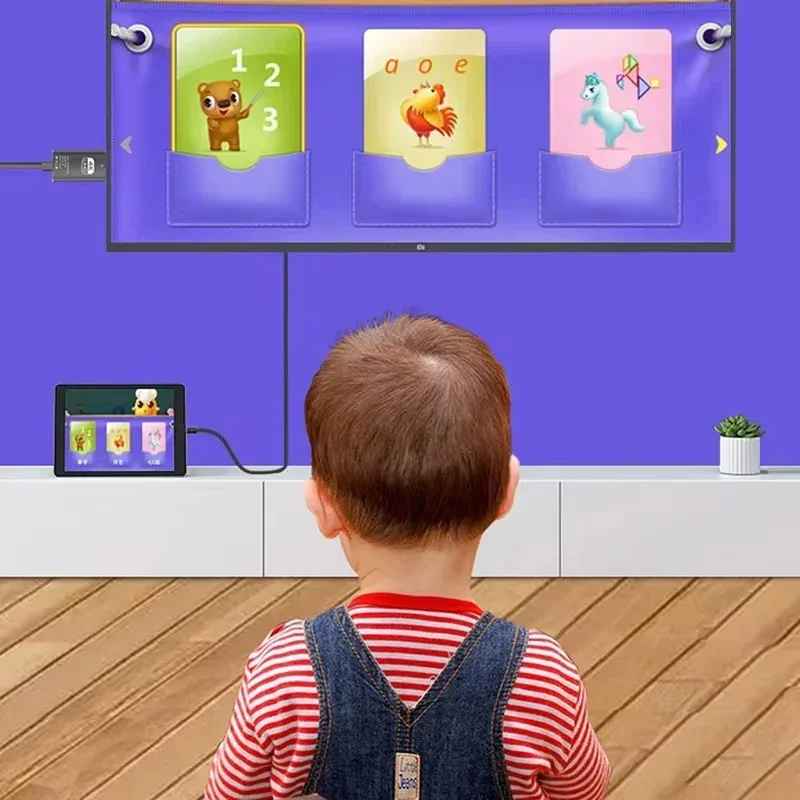 محول من النوع C إلى HDMI 4K 60 هرتز كابل من النوع C كابل محول HDTV لهاتف iPhone TV محول MacBook Air iPad Book Laptop