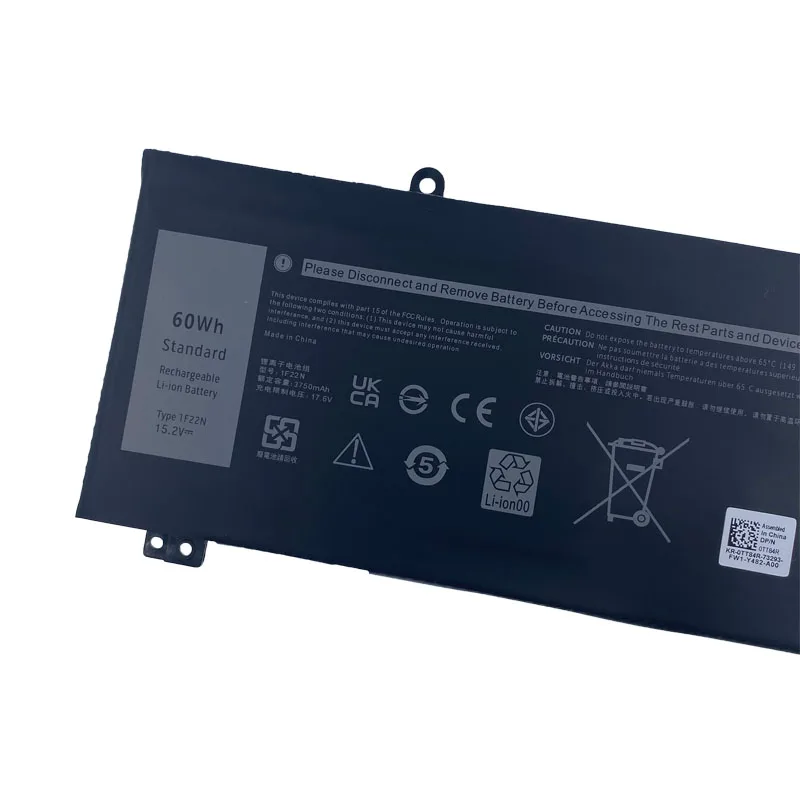 1f22n Laptop Batterij Voor Dell Alienware 2018 Orion M15 M17 R1 P82f P40e P79f P37e Inspiron G5 5590 G7 7590 7790