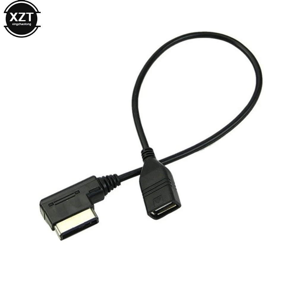 Car USB Data Cable MDI MMI AMI to USB Female Interface Audio AUX Adapter Data Cable for VW MK5 for Audi A3 A4 A4L A5 A6 A8 Q5