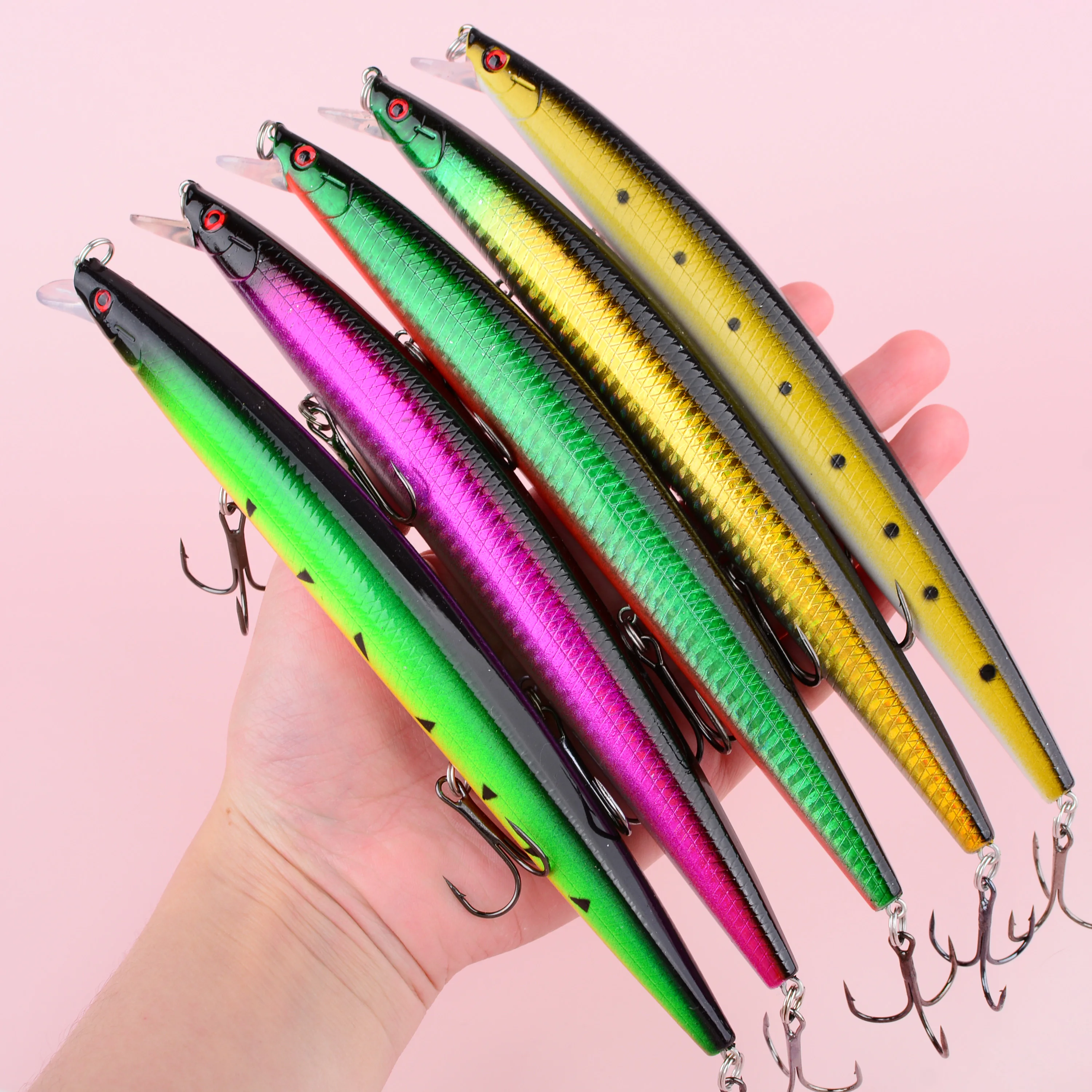 Señuelo Minnow con láser para pesca en el mar - imagen 4
