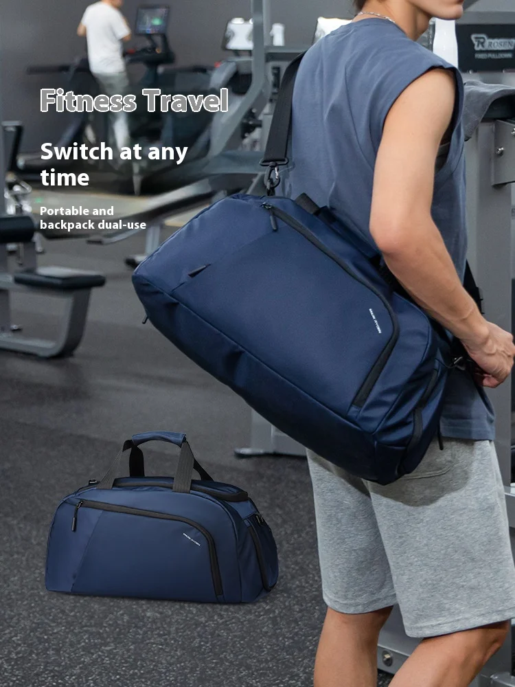 Mark Ryden 30L Men's Travel Duffel Bag Multi-Pocket Luggage Tote with Shoe Compartment for Camping, Gym and Trips view 5