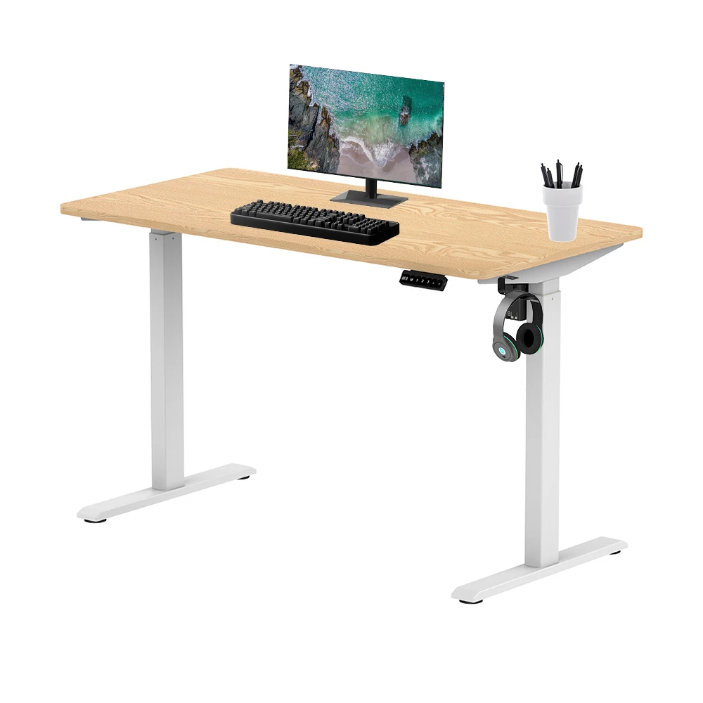 

Современный электрический стол с одним двигателем для домашнего офиса, умный компьютер, регулируемая по высоте рамка стола