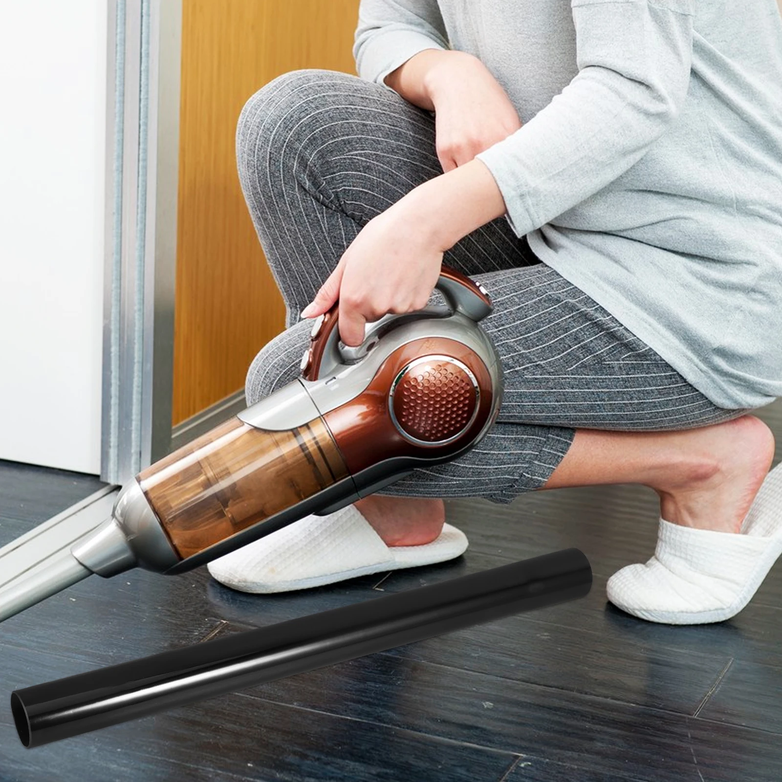 

2pcs Cleaner Pipe Replacement Extension Wand Hose For Long Reach Plastic Universal Suction Accessories Adapter Connector