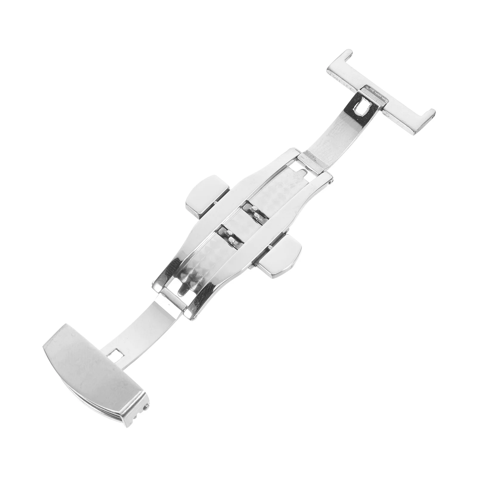 

Stainless Steel Watch Clasp Double Push Button Deployment Buckle 20mm for Watch Band Strap Durable Luxury Comfort