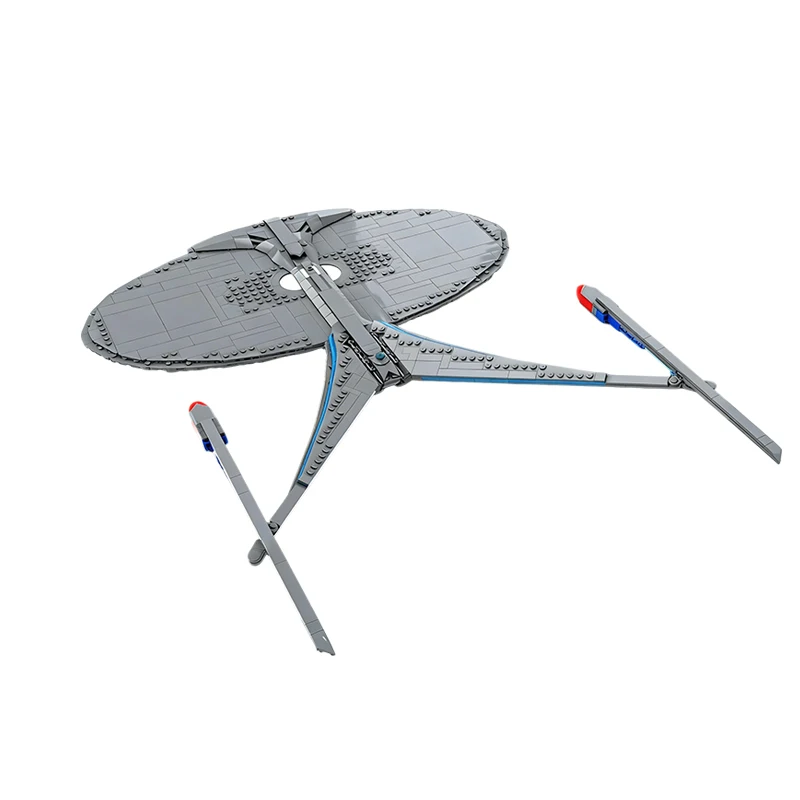 811 PCS 비행기 딥 스페이스 익스플로러(중형) – 플래그십 모델 MOC 맞춤형 모듈형 빌딩 블록 DIY 소년 조립 장난감 선물